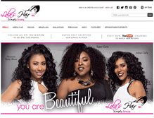 Tablet Screenshot of lolashair.com